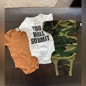 Adventurous/Fun onesie set